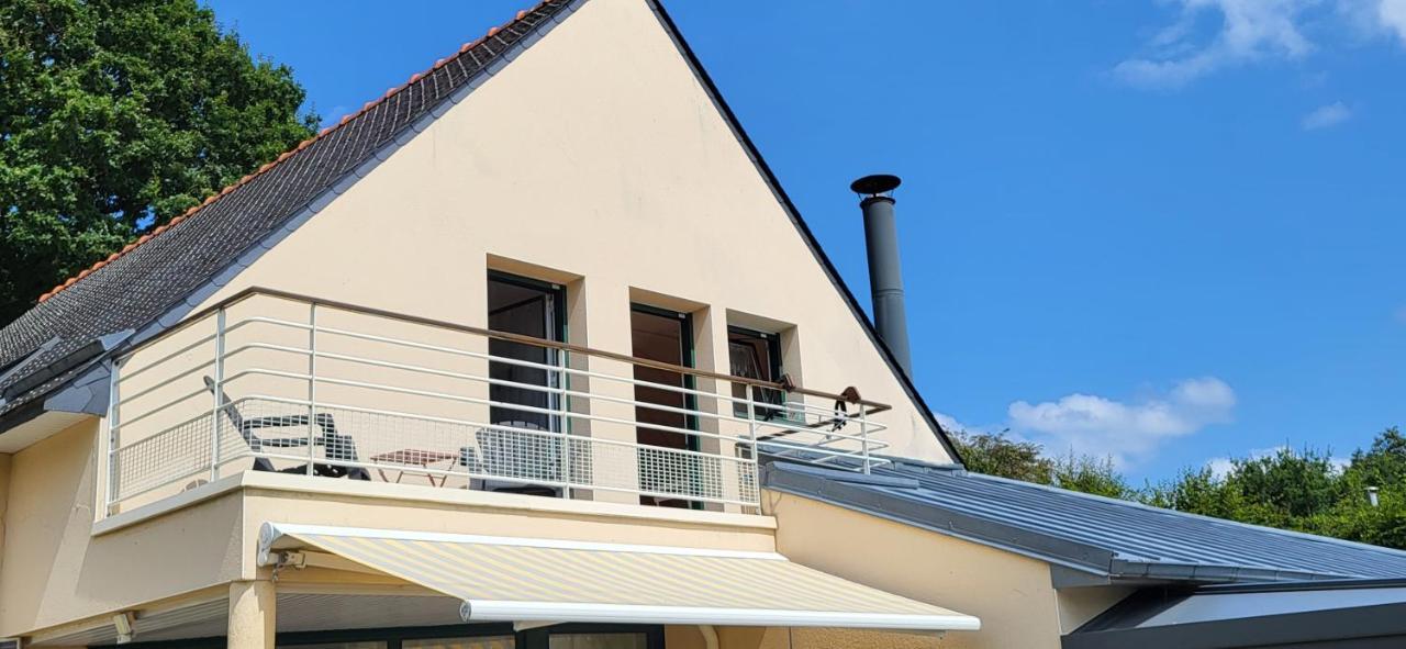 Grande chambre SDB privée avec balcon Lannion Exterior foto
